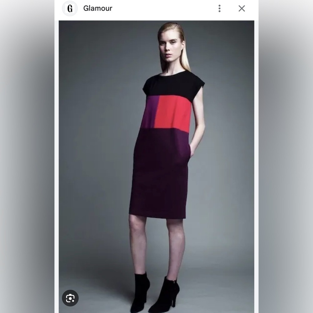 Narciso Rodriguez designation for Kohl’s knit colorblock dress